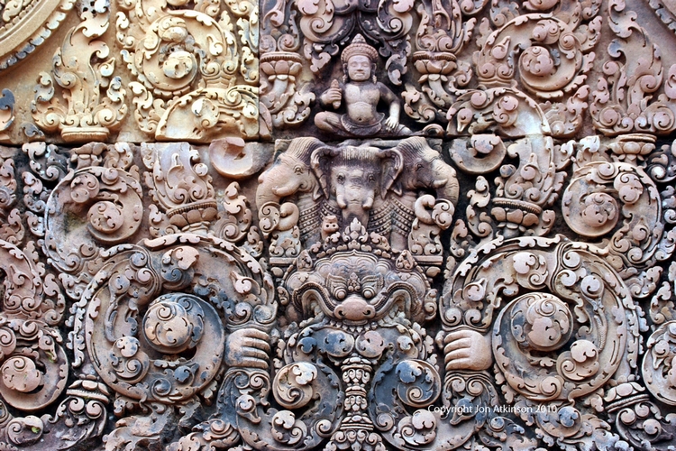 Bas Relief, Banteay Srei, Angkor